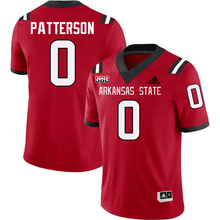 Courtney Patterson Arkansas State Jersey,Arkansas State Red Wolves Football Uniforms,Jersey-Red